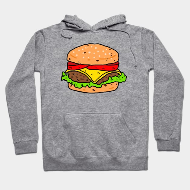 Burger Hoodie by nickcocozza